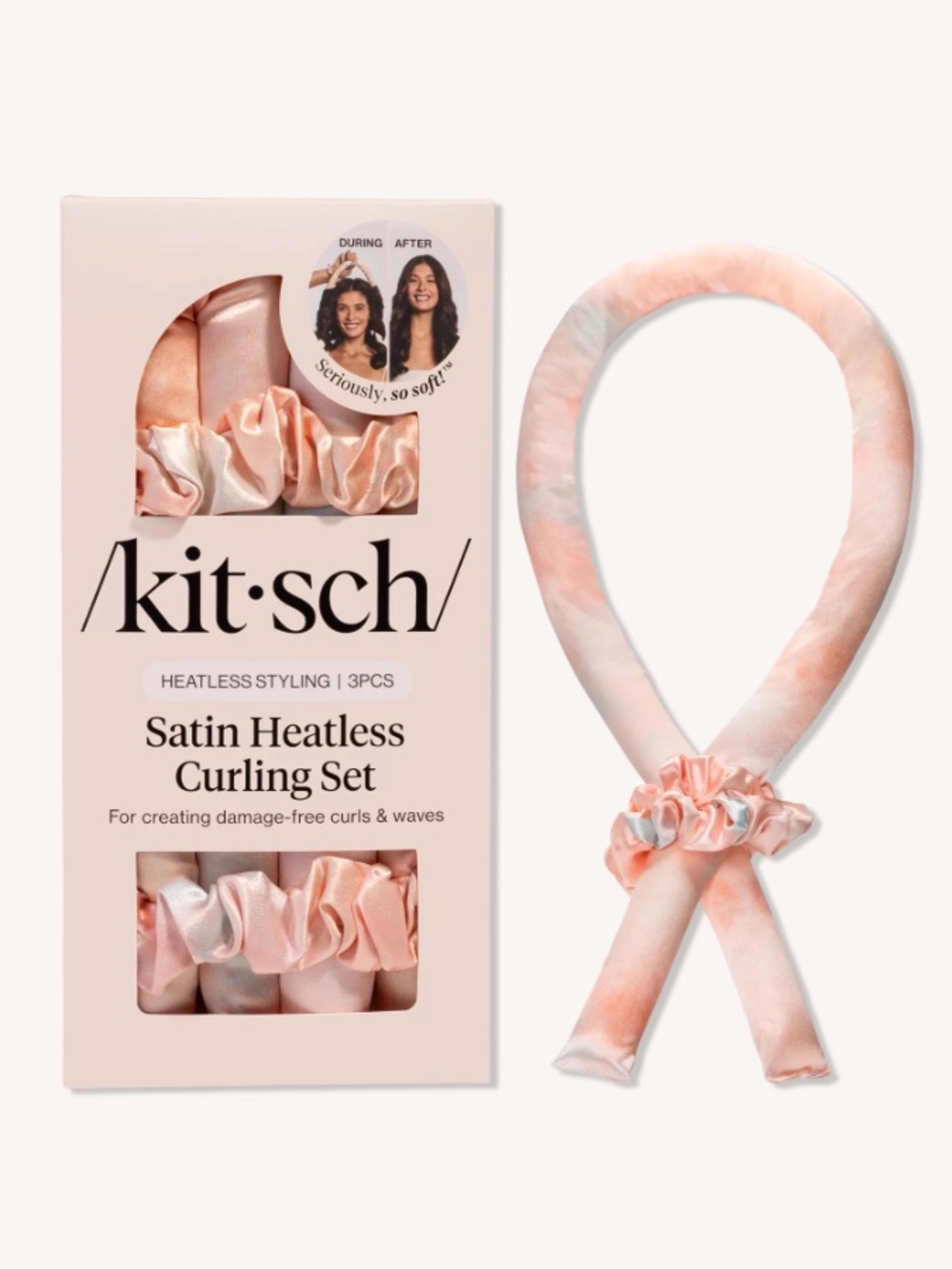 Satin Heatless Curls Set